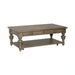 Americana Farmhouse Rectangular Cocktail Table in Dusty Taupe image