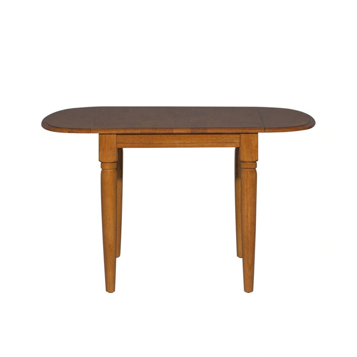 Creations II Drop Leaf Table in Tobacco Finish image