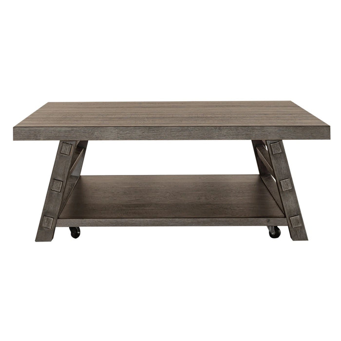 Modern Farmhouse Oversized Square Cocktail Table image
