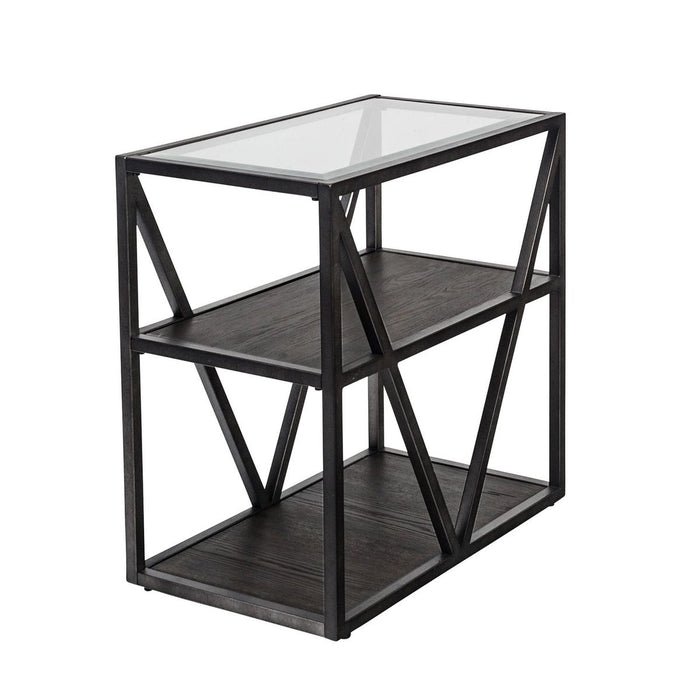Liberty Furniture Arista Chair Side Table in Cobblestone Brown image