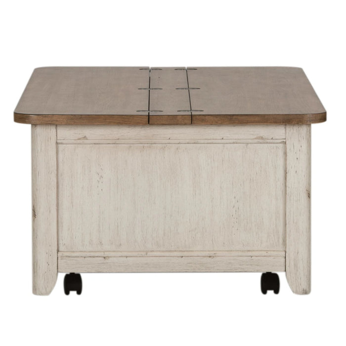Farmhouse Reimagined Storage Trunk in Antique White image