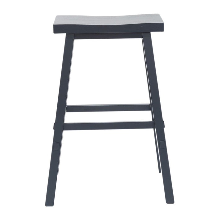 Liberty Furniture Creations II 30 Inch Sawhorse Stool in Navy (Set of 2) image