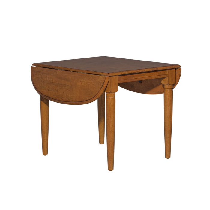 Creations II Drop Leaf Table in Tobacco Finish