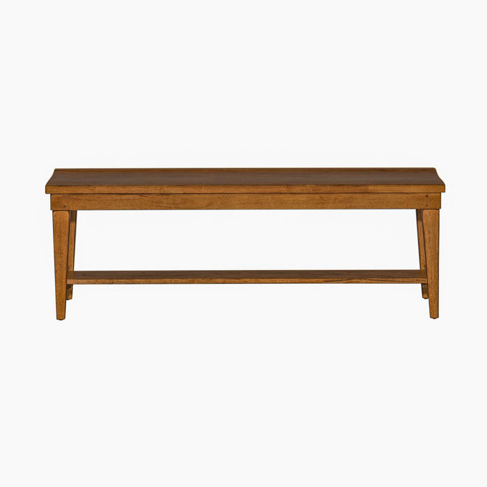 Hearthstone Bench in Rustic Oak