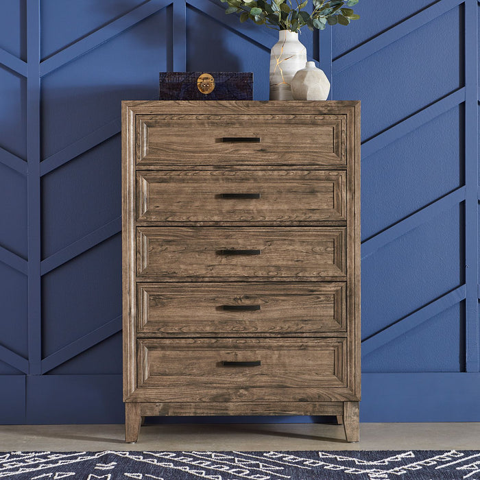 Ridgecrest King Storage Bed, Dresser & Mirror, Chest, Night Stand