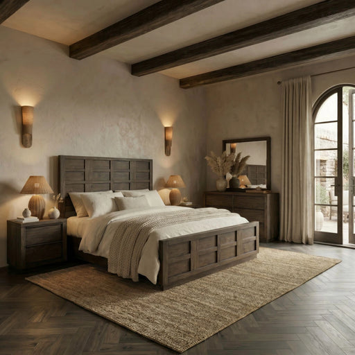 Stillwater Panel Bed, Dresser & Mirror, Night Stand image