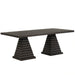 Plateau Rectangle Dining Top-Rustic Espresso