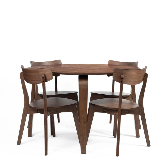 Gabby Round Table Legs-Walnut