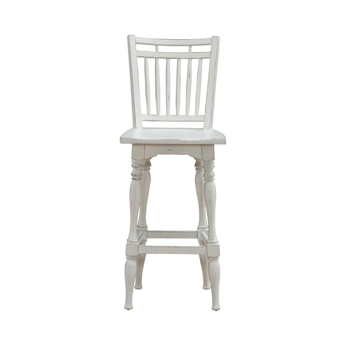 Magnolia Manor Spindle Back Swivel Bar Stool image