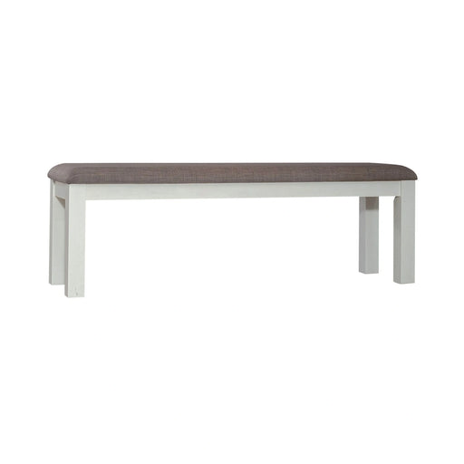 Brook Bay Uph Dining Bench in Textured White image
