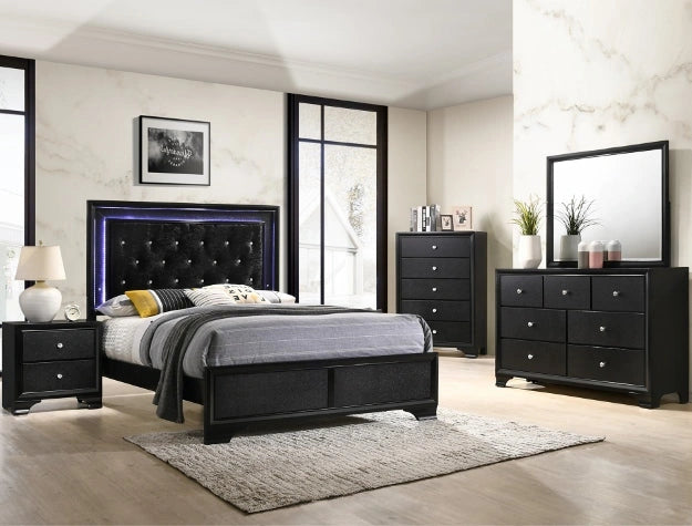 Crown Mark Micah Mirror in Black image