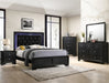 Crown Mark Micah Nightstand in Black image