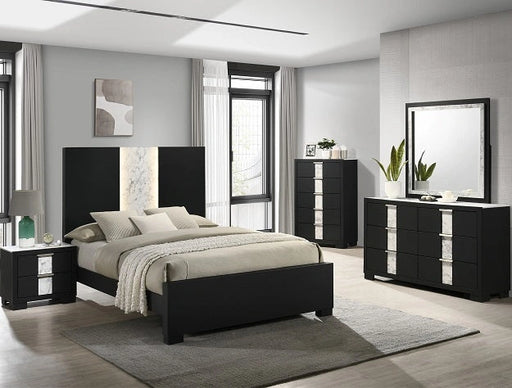 Crown Mark Furniture Rangley 6 Drawer Dresser in Black image