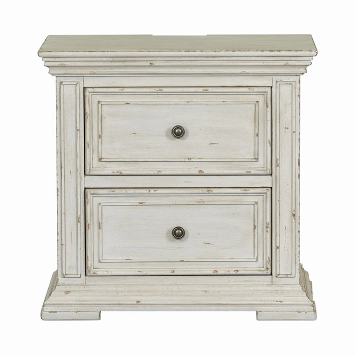 Big Valley 2 Drawer Night Stand w/ Charging Station image