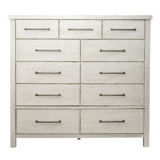 Liberty Furniture Modern Farmhouse 11 Drawer Chesser in Flea Market White image