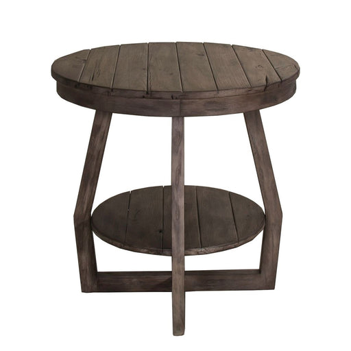 Liberty Furniture Hayden Way End Table in Gray image
