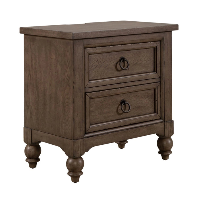 Americana Farmhouse Sleigh Bed, Dresser & Mirror, N/S image