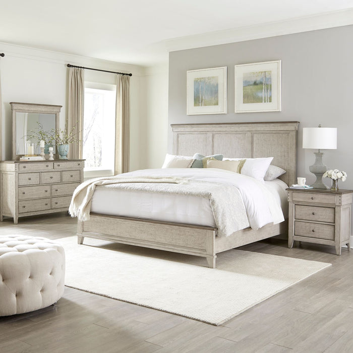 Ivy Hollow Queen Panel Bed, Dresser & Mirror, Night Stand image