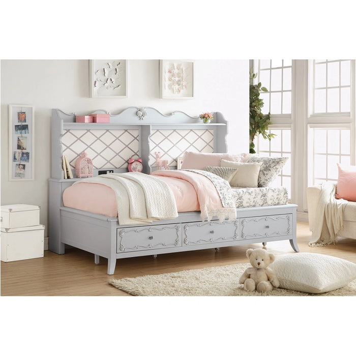 Twin Bed w/USB Port & Storage