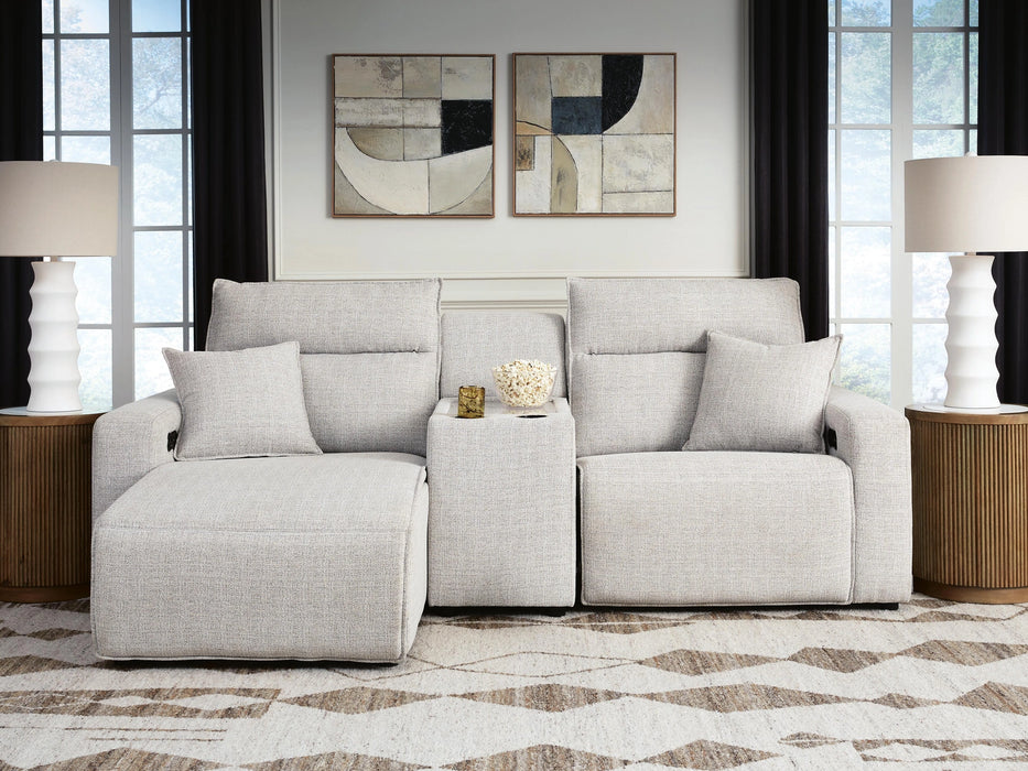 Modmax II Power Reclining Sectional with Chaise and Console