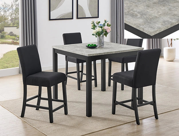 Lennon 5-Pc Counter Height Set