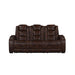 Chester Reclining Sofa-Brown