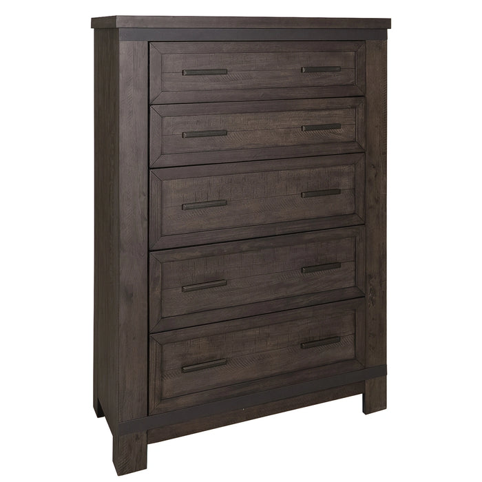 Thornwood Hills Panel Bed, Dresser & Mirror, Chest image