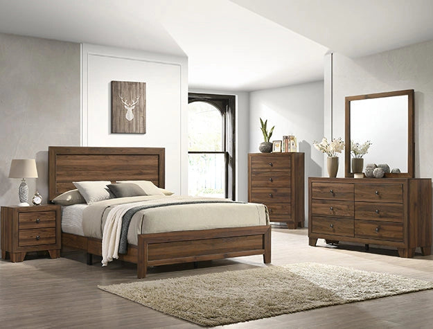 Crown Mark Millie Mirror in Brown Cherry image