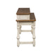 Morgan Creek Console Bar Table in Antique White image