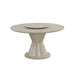 Gwendolyn Round Dining Table Top & Lazy Susan-Cerused Taupe