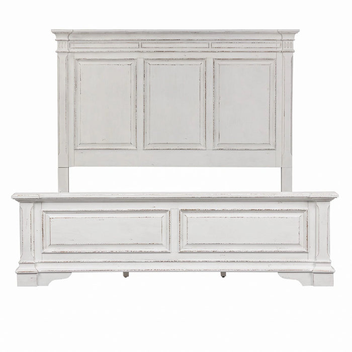 Abbey Park King California Panel Bed, Dresser & Mirror, Chest, Night Stand image