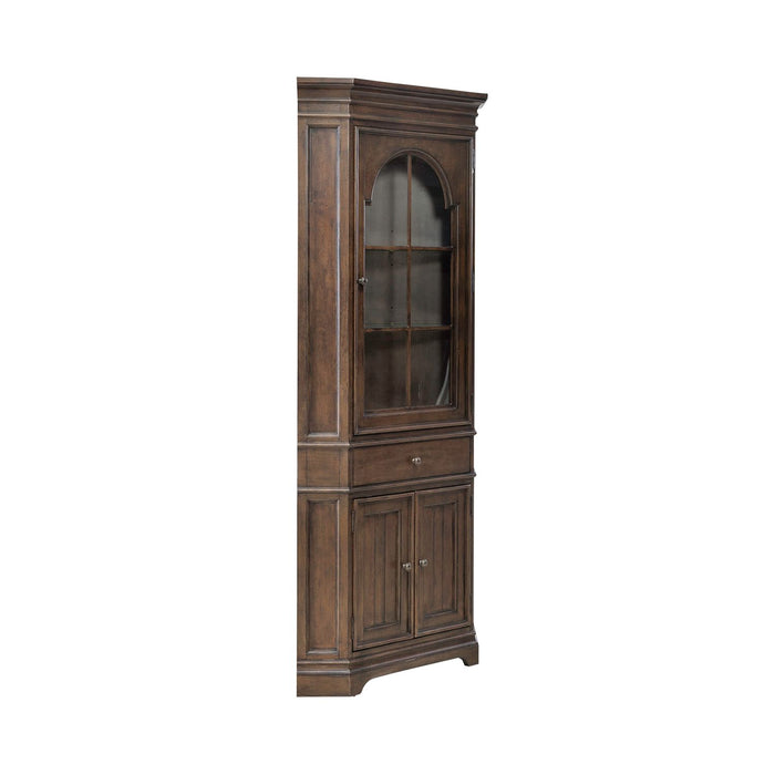 Arden Road Corner Cabinet in Satin Cherry
