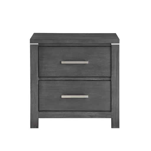 Odessa Nightstand-Charcoal