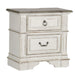 Abbey Park Uph Sleigh Bed, Dresser & Mirror, Night Stand image