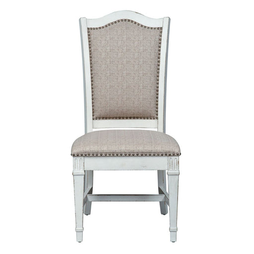 Liberty Furniture Abbey Park Upholstered Side Chair (set of 2) in Antique White image