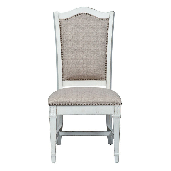 Liberty Furniture Abbey Park Upholstered Side Chair (set of 2) in Antique White image
