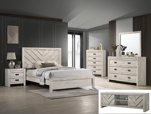 Crown Mark Furniture Valor Twin Panel Bed in Gray B9330-T image