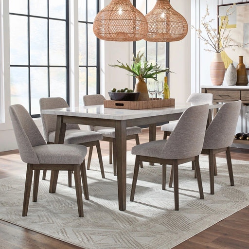 Edison 7 Piece Rectangular Table Set image