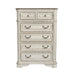 Magnolia Manor King California Upholstered Sleigh Bed, Dresser & Mirror, Chest image