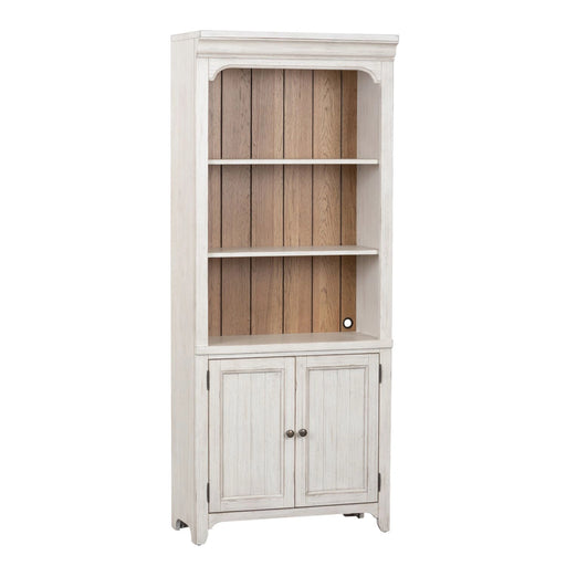 Farmhouse Reimagined Bookcase in Antique White image
