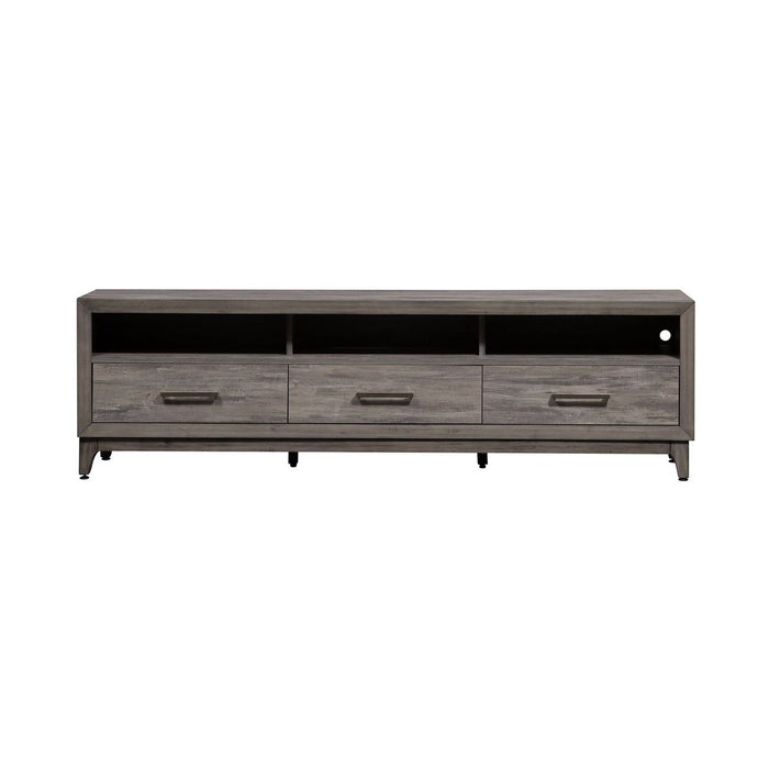Liberty Furniture Mercury 76 Inch TV Console in Driftwood Gray image