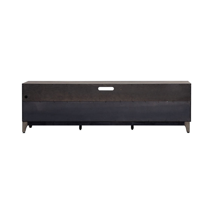Mercury 76 Inch TV Console in Driftwood Gray