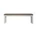 Brook Bay Uph Dining Bench in Textured White image
