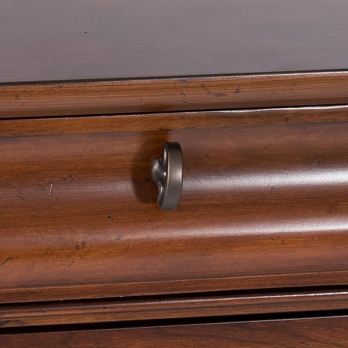 Rustic Traditions Sleigh Bed, Dresser & Mirror image