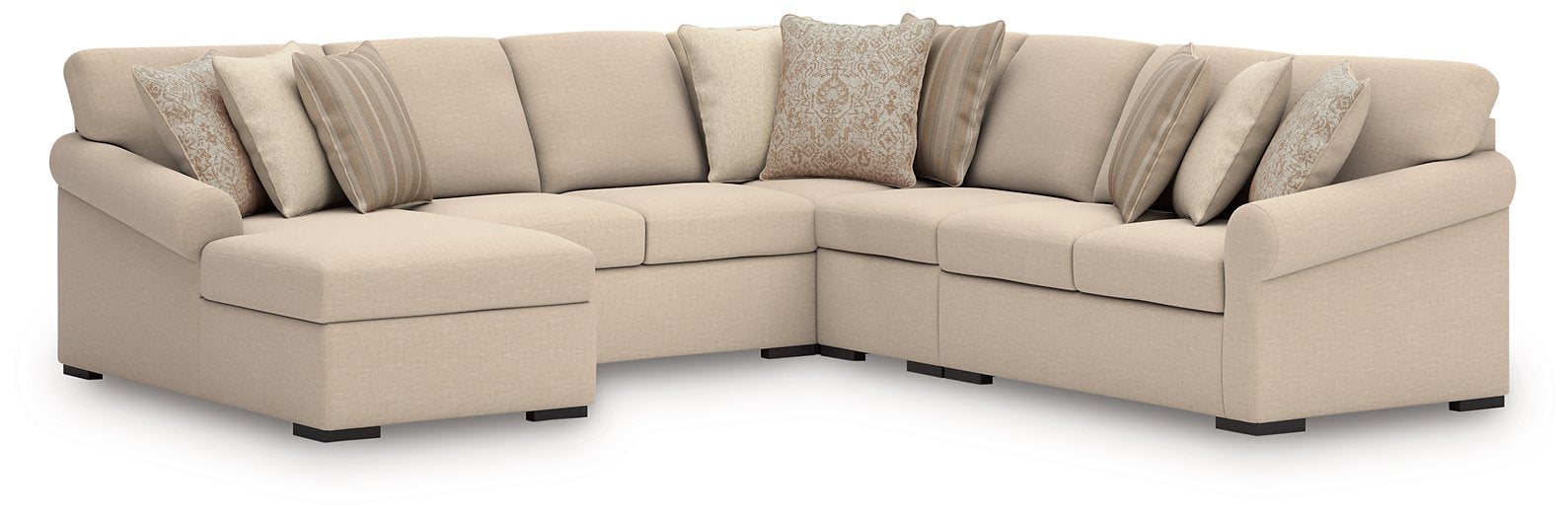 LadyMae Sectional with Chaise - KC Furniture Outlet (Bakersfield,CA)