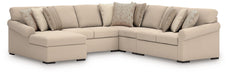 LadyMae Sectional with Chaise - KC Furniture Outlet (Bakersfield,CA)