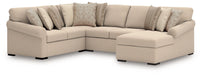 LadyMae Sectional with Chaise - KC Furniture Outlet (Bakersfield,CA)