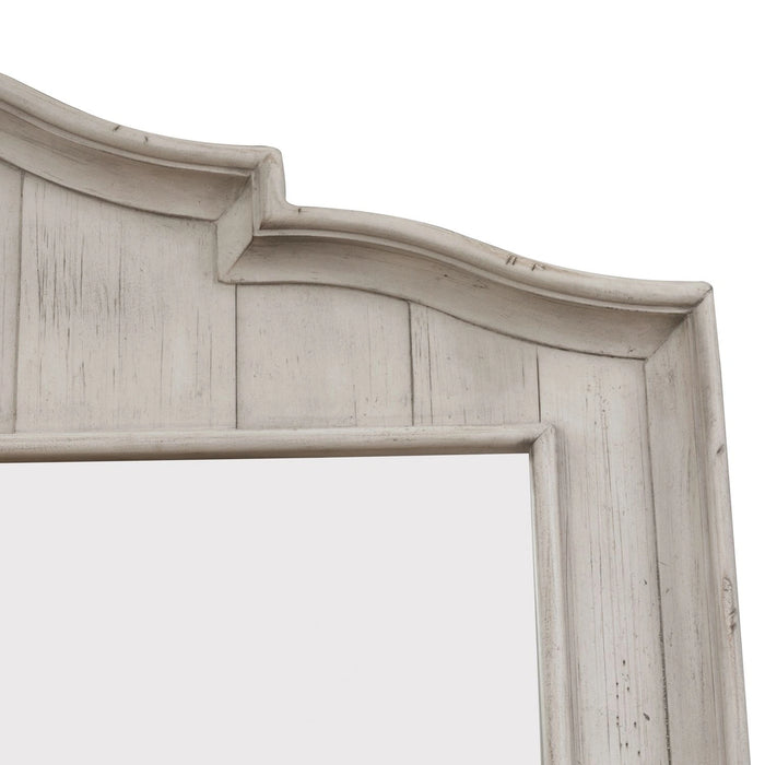 Farmhouse Reimagined Mirror in Antique White image