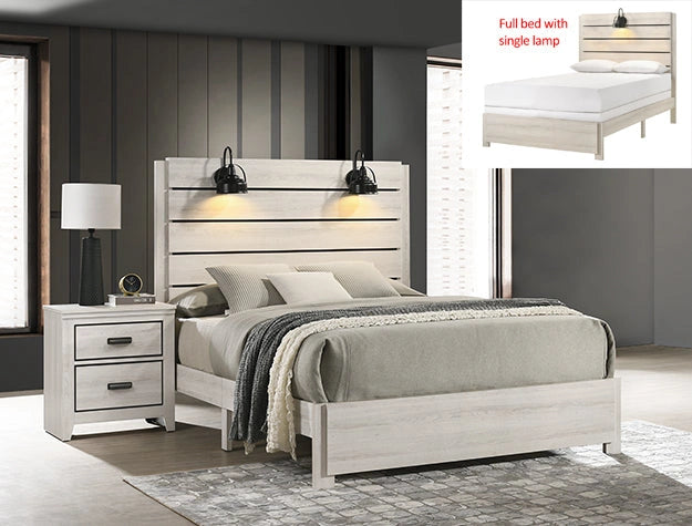 Carter Nightstand White