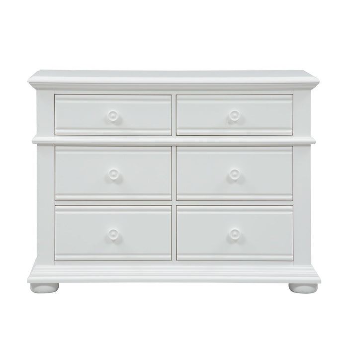 Summer House 6 Drawer Dresser in Oyster White